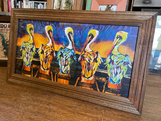 Five Pelicans