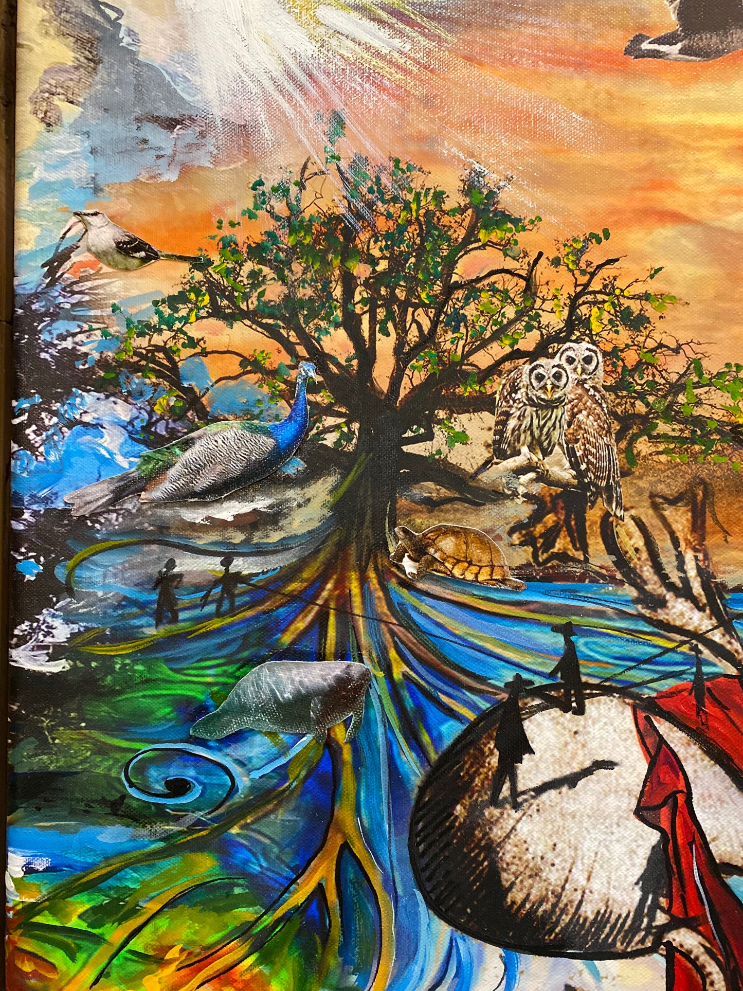 Candice Alexander, Fleur De Lis, Louisiana Artist, Acrylic Painting, Inspiration Pietre Bruegal, Calvary, Hurricane Laura, Hurricane Delta, Lake Charles, Southwest Louisiana, Faith, Hope Inspiring Art, Paige Vidrine, Mississippi, Texas, Ocean Springs, Fine Art, Geese, Crab, Peacock, Sallier Oak, Pinky, God, Jesus, Honey Bee, Anchor, Mocking Bird, Manatee, Barred Owl, Crawfish, Mosquito, Gulf of Mexico, McDonalds, Michael Boyer, Mike Boyer, SWLA Edit alt text