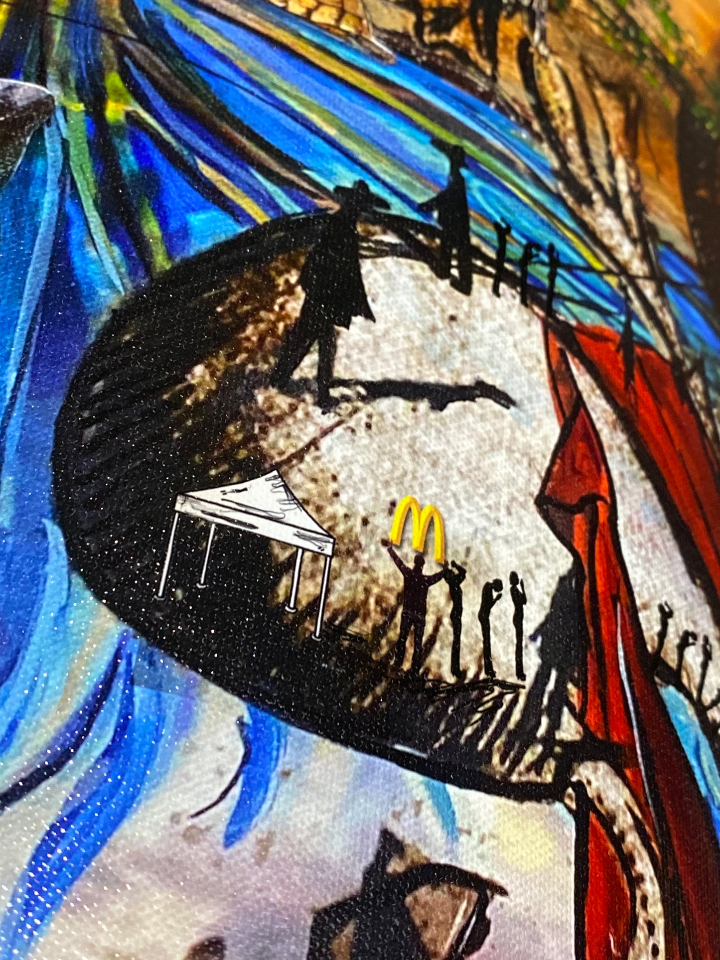Candice Alexander, Fleur De Lis, Louisiana Artist, Acrylic Painting, Inspiration Pietre Bruegal, Calvary, Hurricane Laura, Hurricane Delta, Lake Charles, Southwest Louisiana, Faith, Hope Inspiring Art, Paige Vidrine, Mississippi, Texas, Ocean Springs, Fine Art, Geese, Crab, Peacock, Sallier Oak, Pinky, God, Jesus, Honey Bee, Anchor, Mocking Bird, Manatee, Barred Owl, Crawfish, Mosquito, Gulf of Mexico, McDonalds, Michael Boyer, Mike Boyer, SWLA Edit alt text