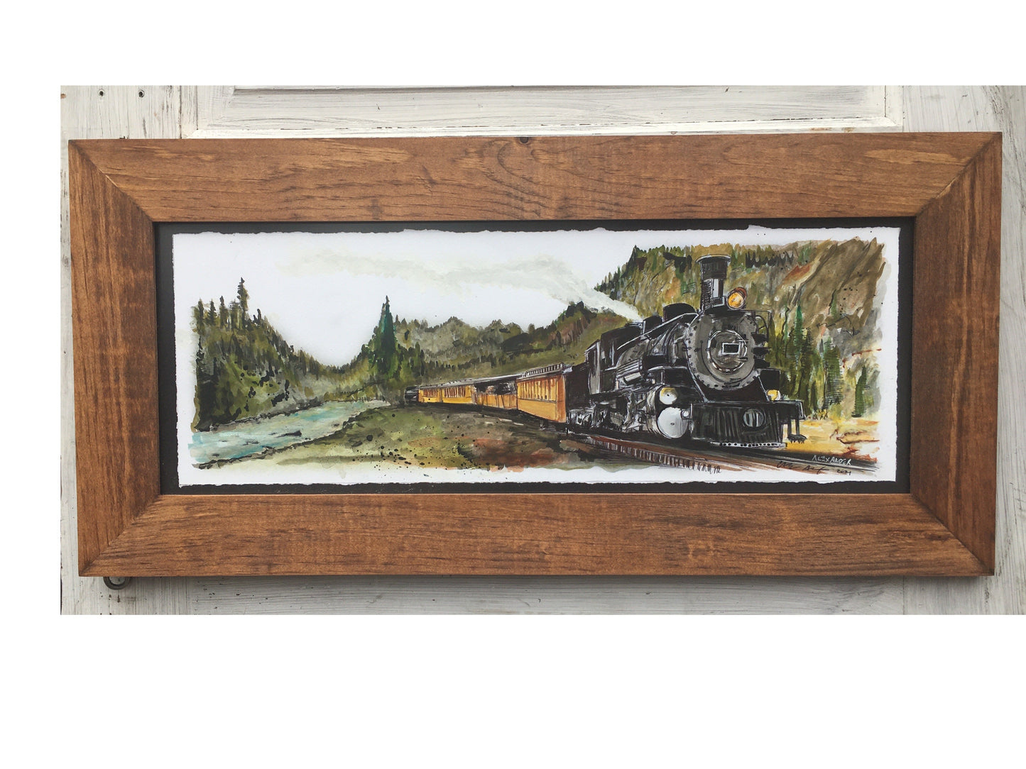 Candice Alexander, Alexander Art, Louisiana, Southwest Louisiana, Lake Charles, Train, Locomotive