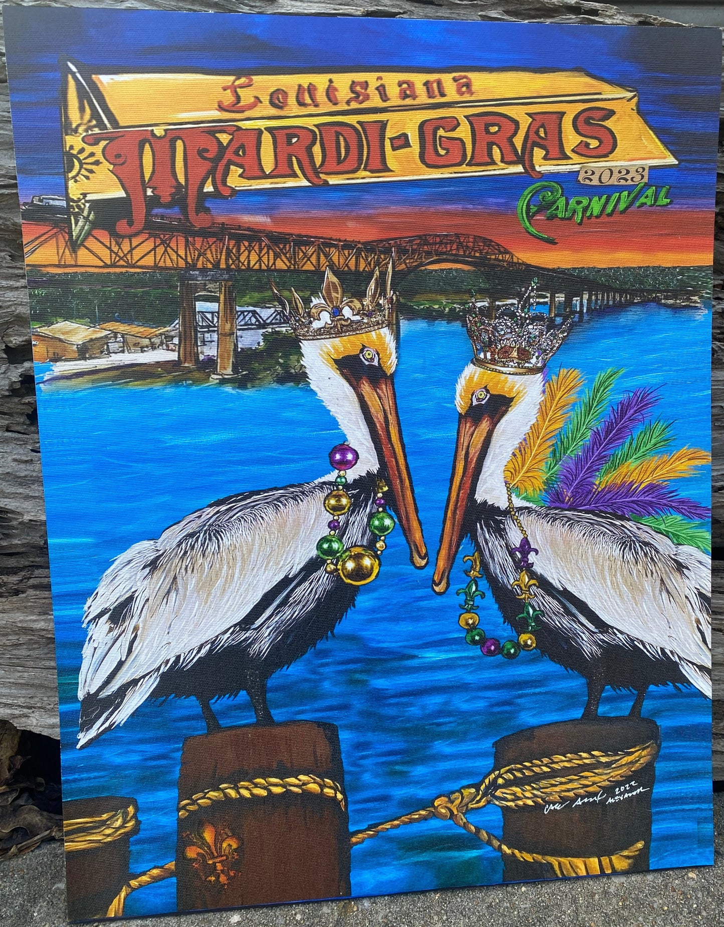 2023 Louisiana Mardi Gras Poster