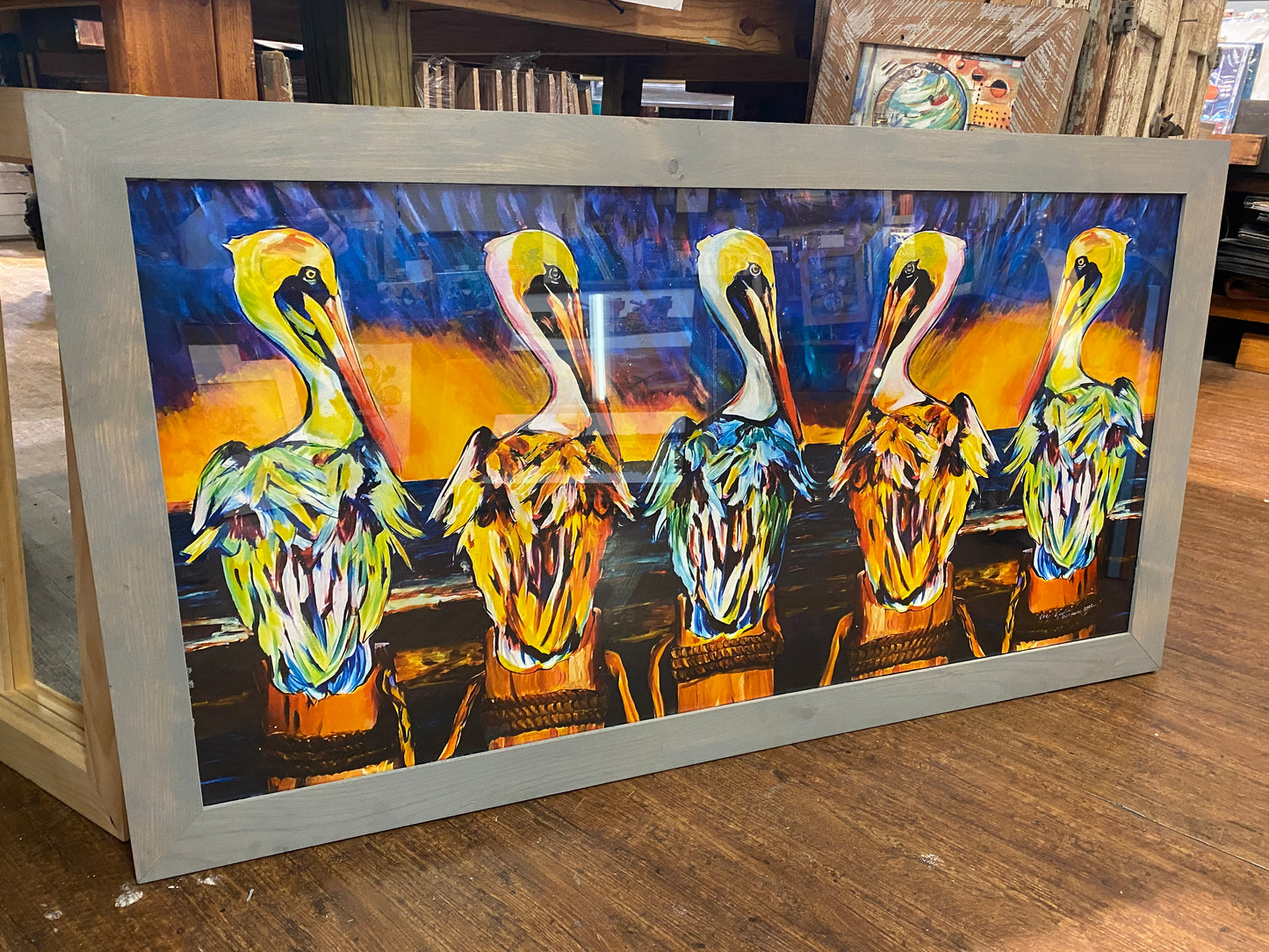 Five Pelicans