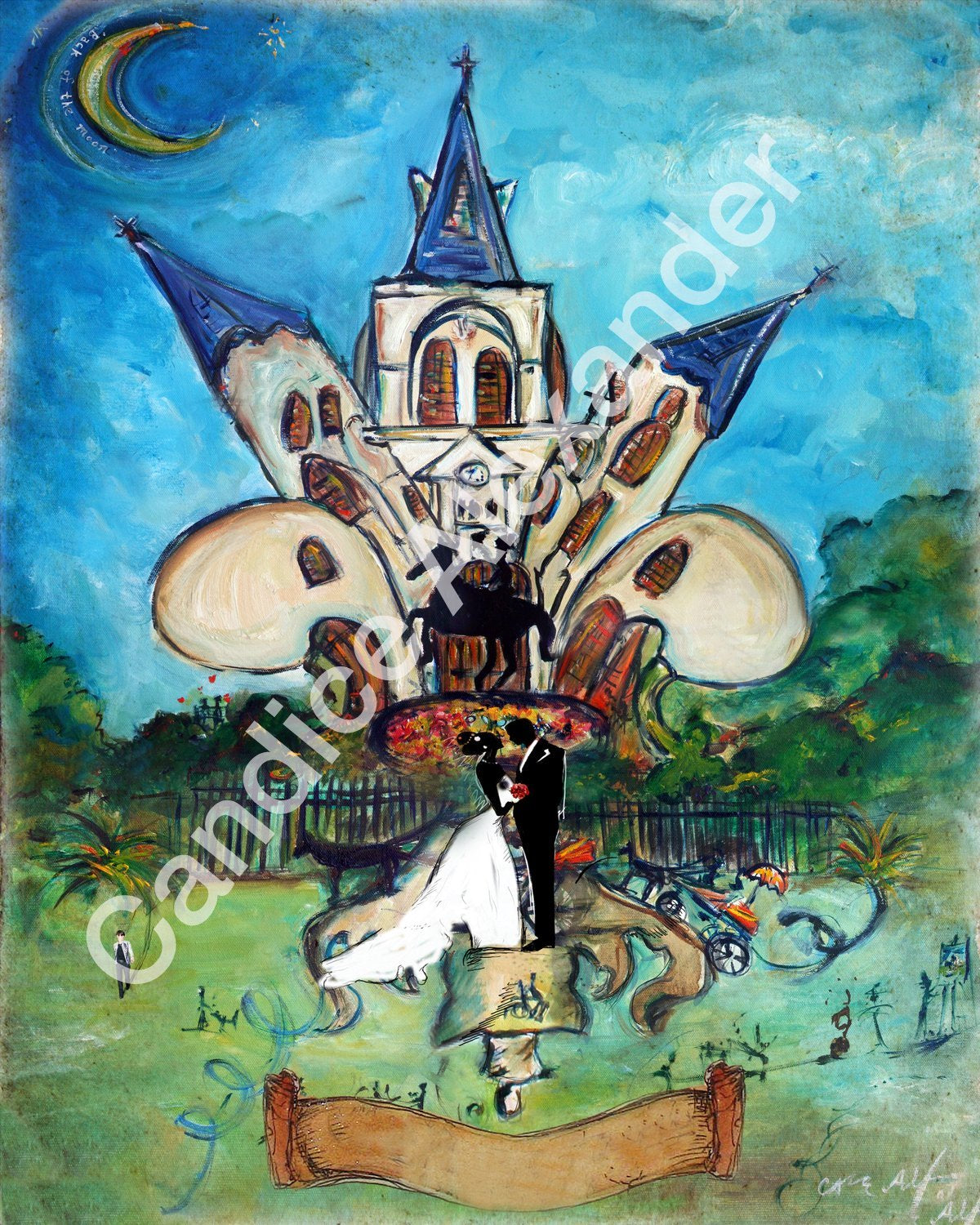 Jackson Square New Orleans Fleur De Lis Art by Candice Alexander, Fleur de LIs Artist Fleur De Lis art by Candice Alexander, Louisiana Artist