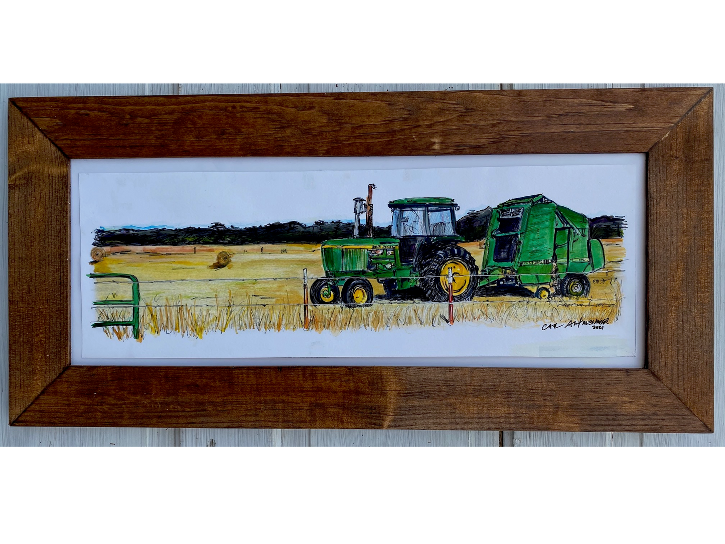 Candice Alexander, Alexander Art, Louisiana, Southwest Louisiana, Lake Charles, Farming, John Deer Tractor, Tractor, John Deer