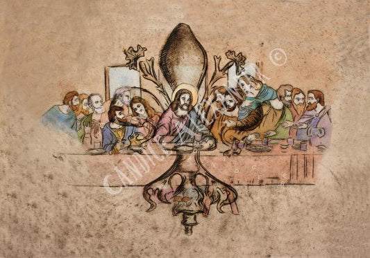 Candice Alexander Fleur De Lis Last Supper Design