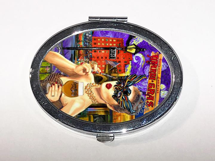 Candice Alexander, Louisiana Artist, creates the 2020 Official SWLA Mardi Gras Poster