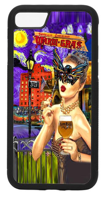 Candice Alexander, Louisiana Artist, creates the 2020 Official SWLA Mardi Gras Poster