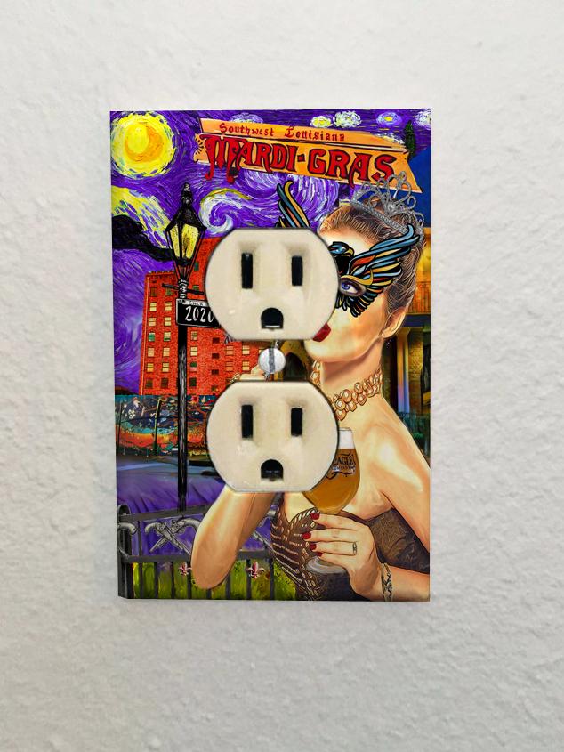 Candice Alexander, Louisiana Artist, creates the 2020 Official SWLA Mardi Gras Poster