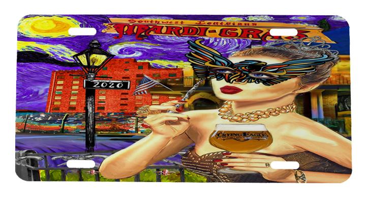 Candice Alexander, Louisiana Artist, creates the 2020 Official SWLA Mardi Gras Poster