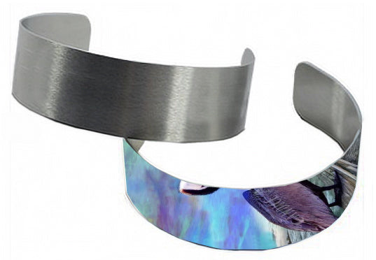 Pelican Blue Metal Cuff