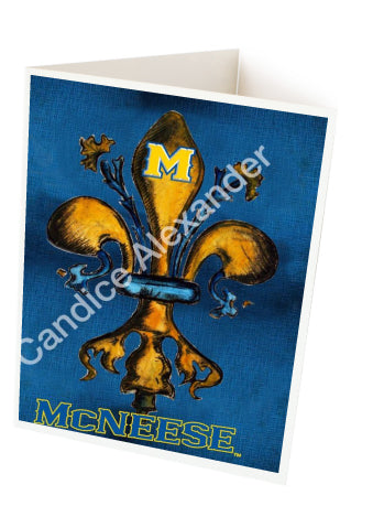 McNeese Blue and Gold No Cap