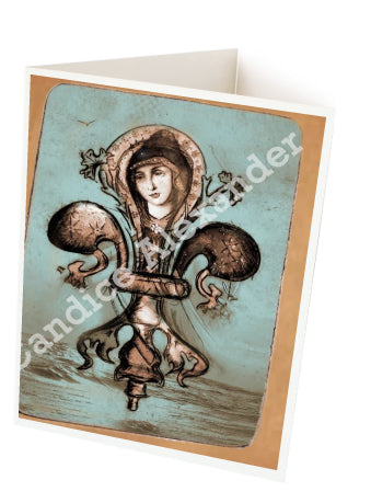 Mary of the Seas Antique Sepia