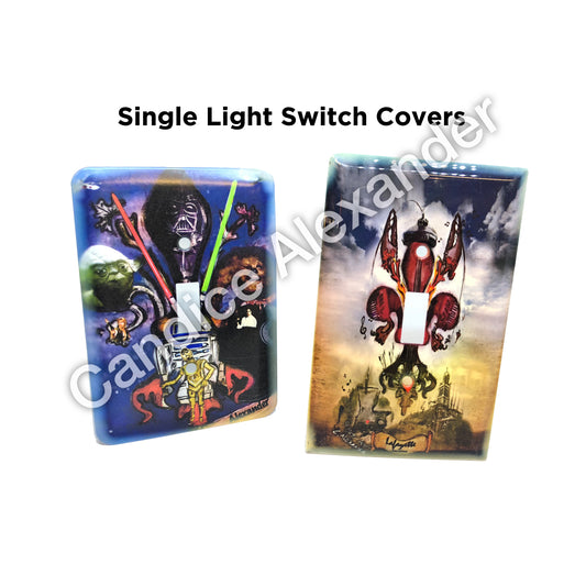 Customizable Light Switch Plate