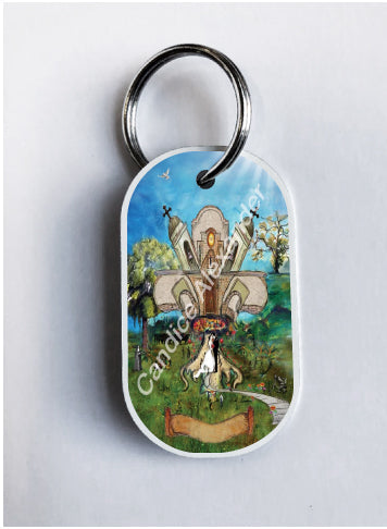 St. Martin DePorres Wedding Keychain