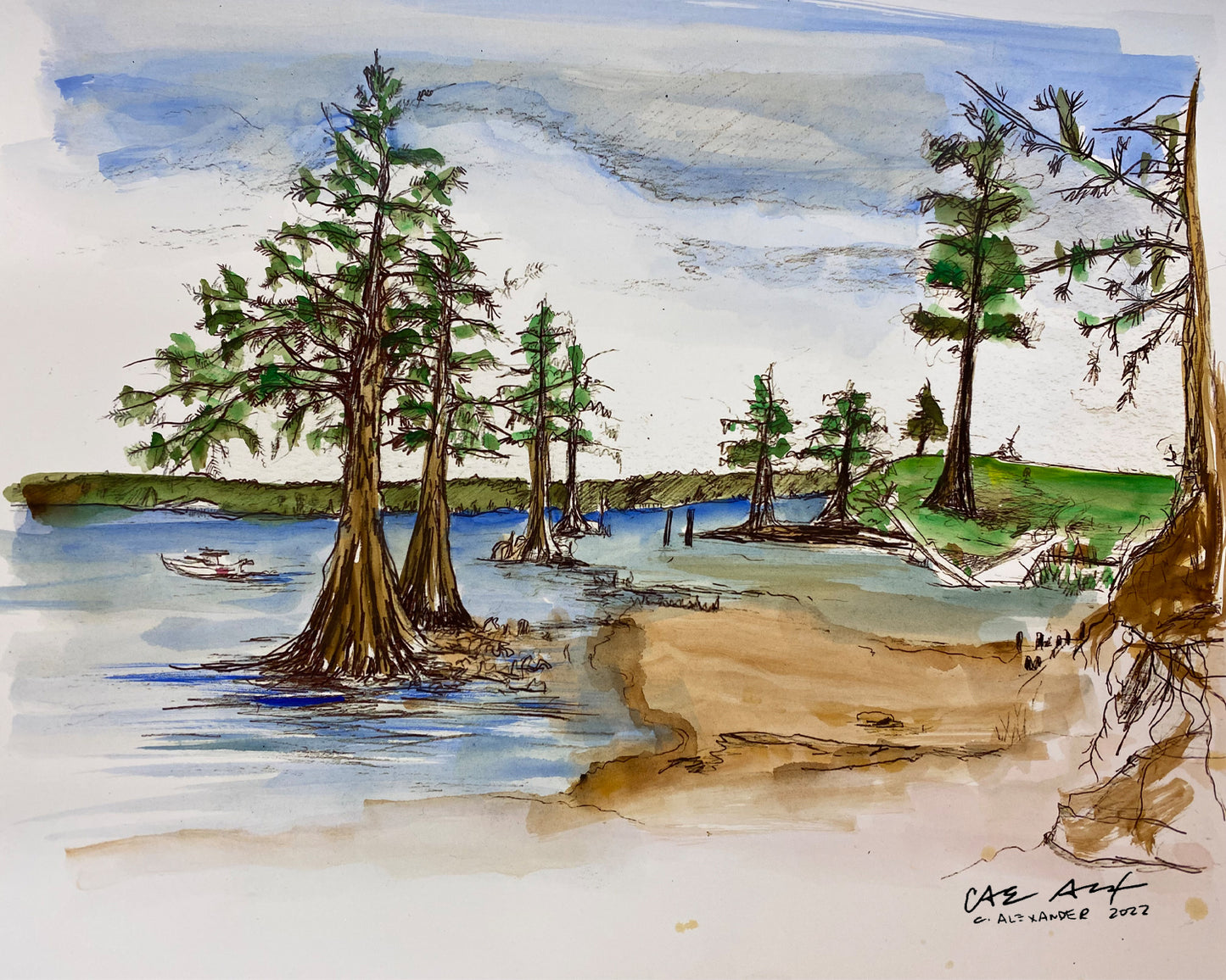 Toledo Bend Drawing