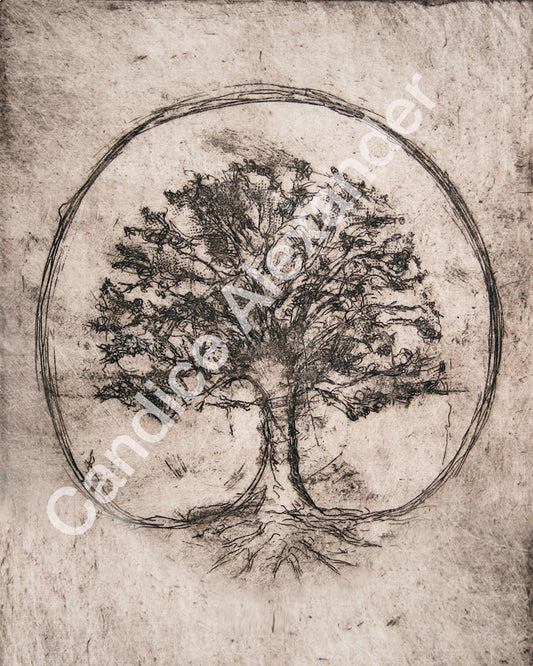Tree of Life Circle by Candice Alexander Fleur De Lis Artist Fleur De Lis art by Candice Alexander, Louisiana Artist