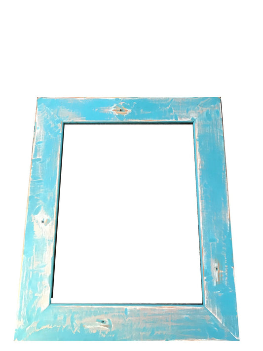 Distressed Tiffany Blue Frame