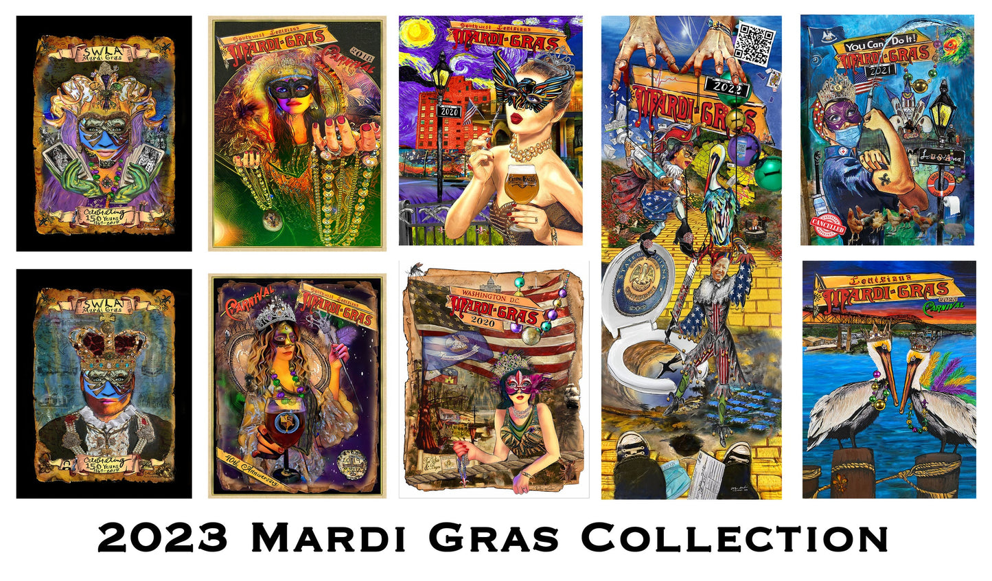 2023 Mardi Gras Poster Collection