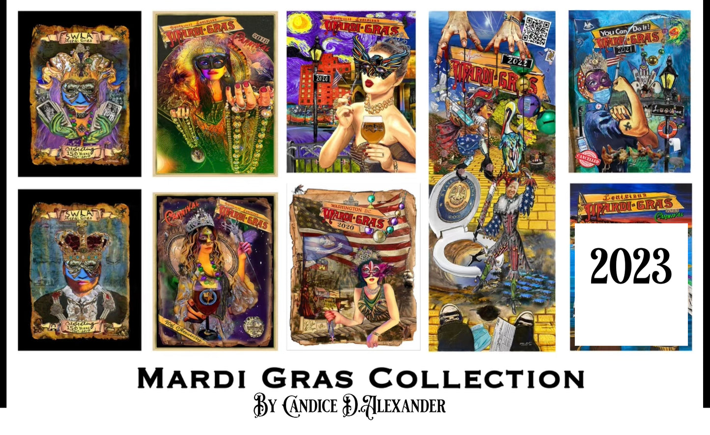 2023 Mardi Gras Poster Collection