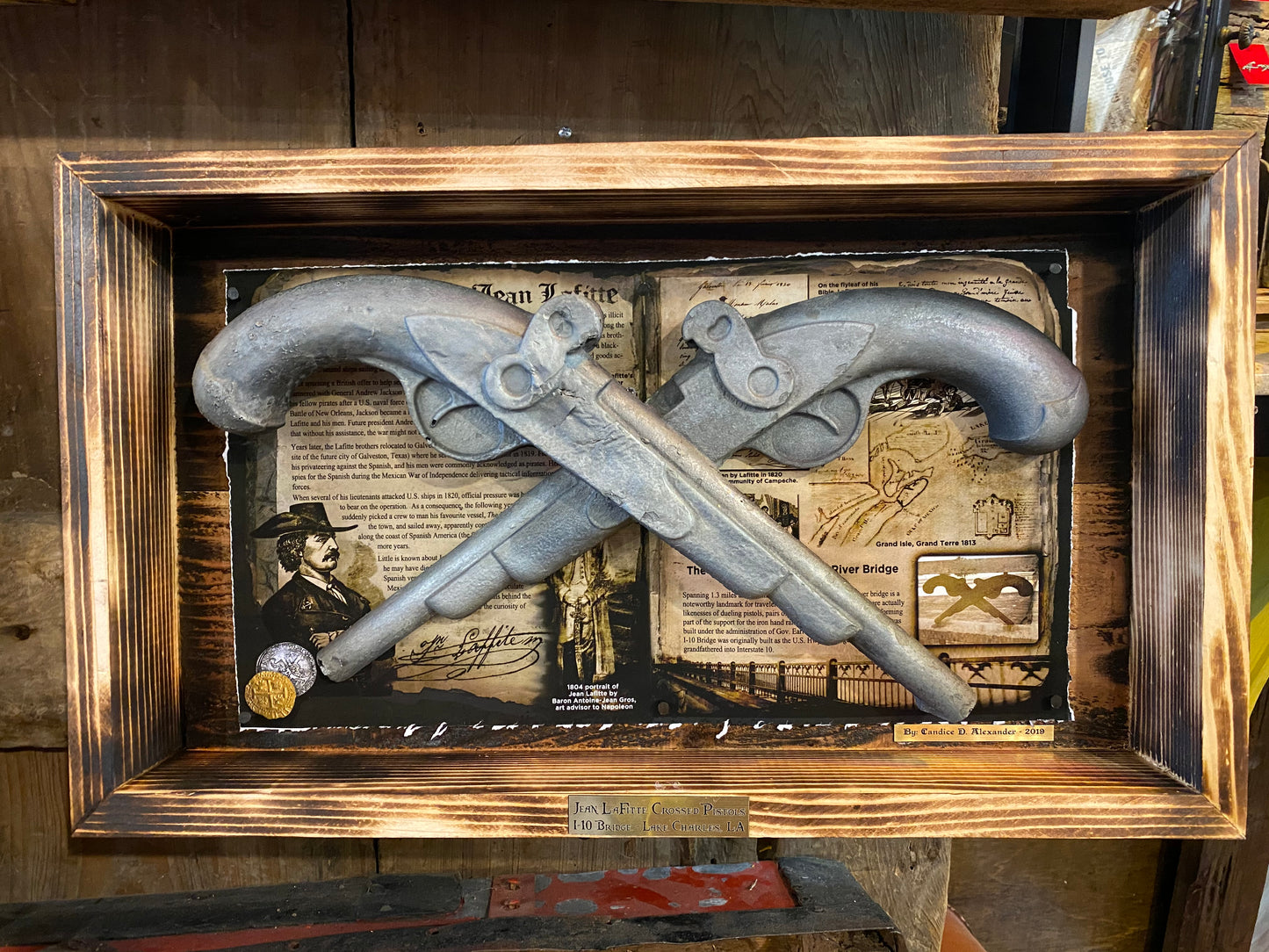 Jean Lafitte Pistols: Metallic Iron Finish