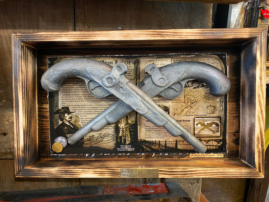Jean Lafitte Pistols: Metallic Iron Finish