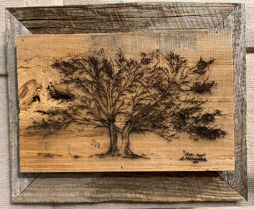 Tree of Life Wood Engraving "One of a Kind"