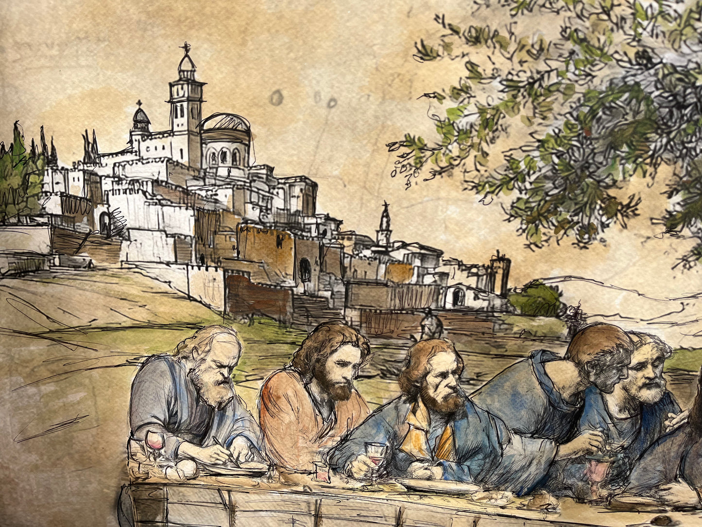 The Last Supper Beneath the Olive Tree