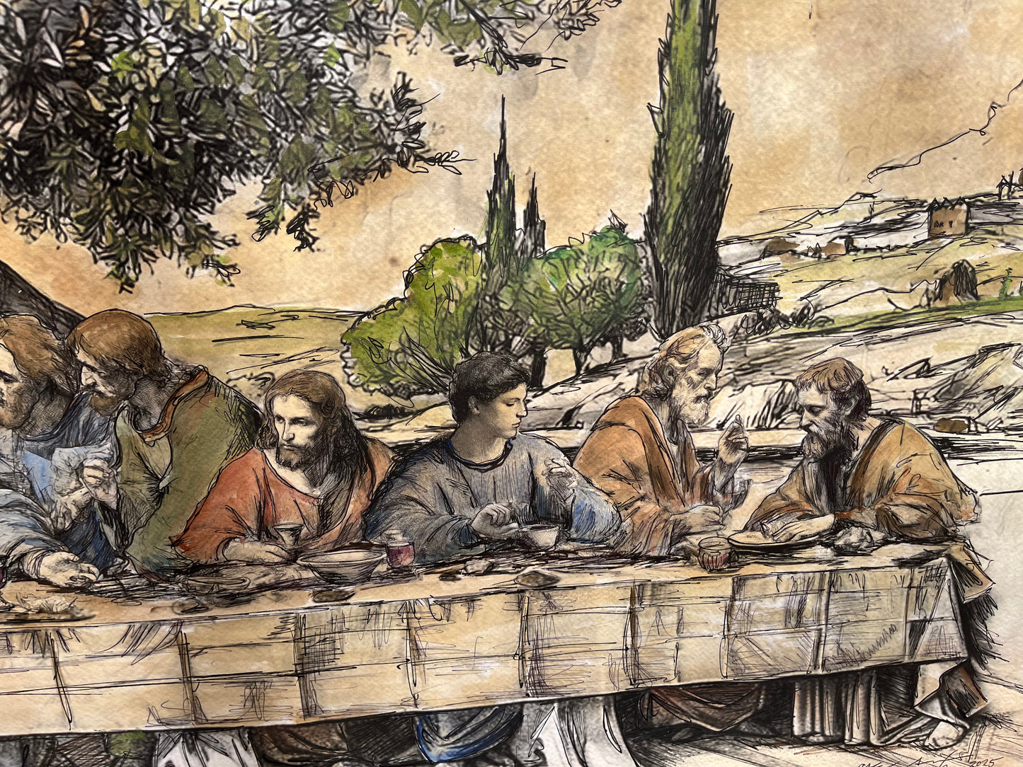 The Last Supper Beneath the Olive Tree