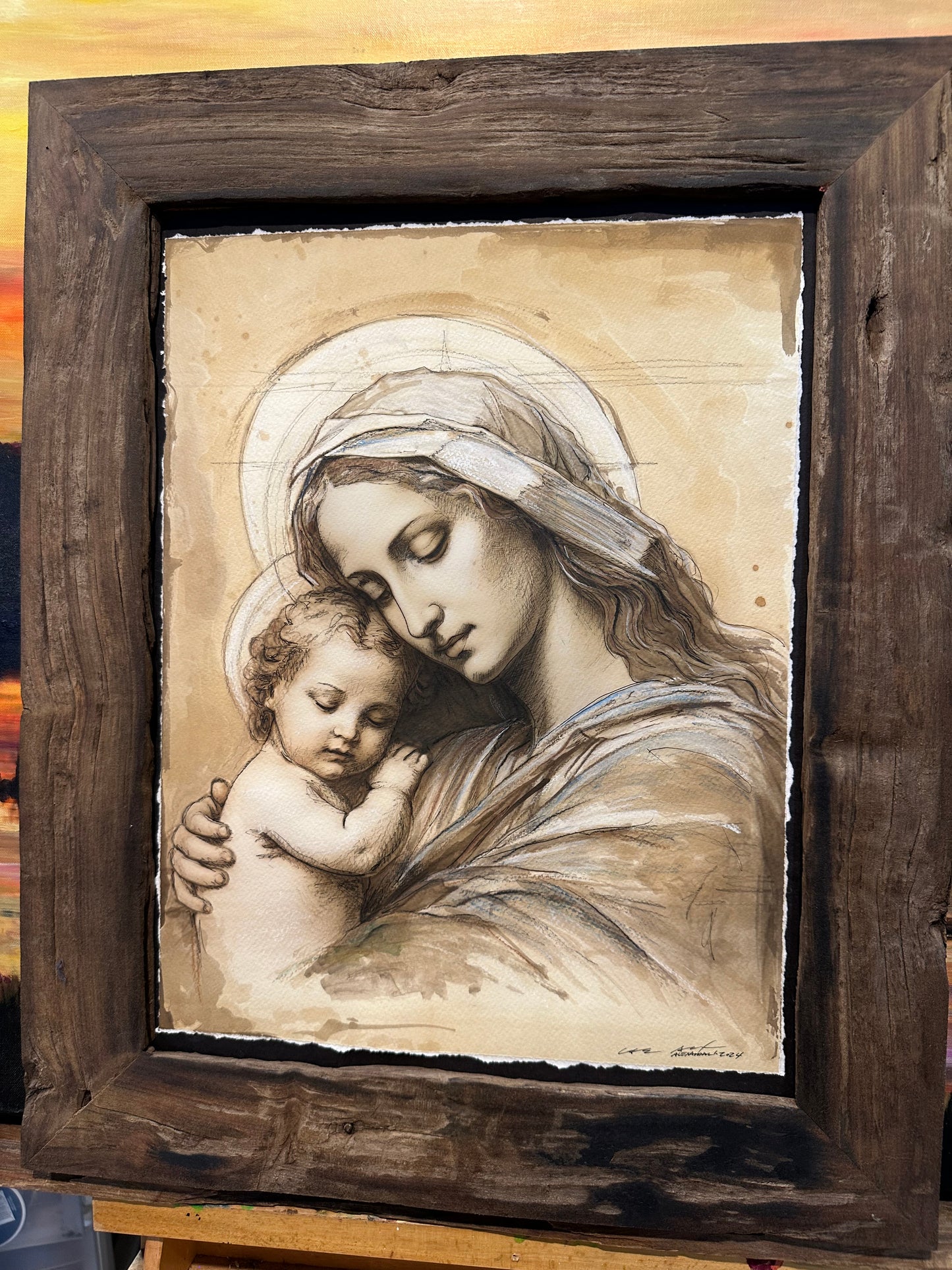 The Madonna and Child: Flowers of Hope