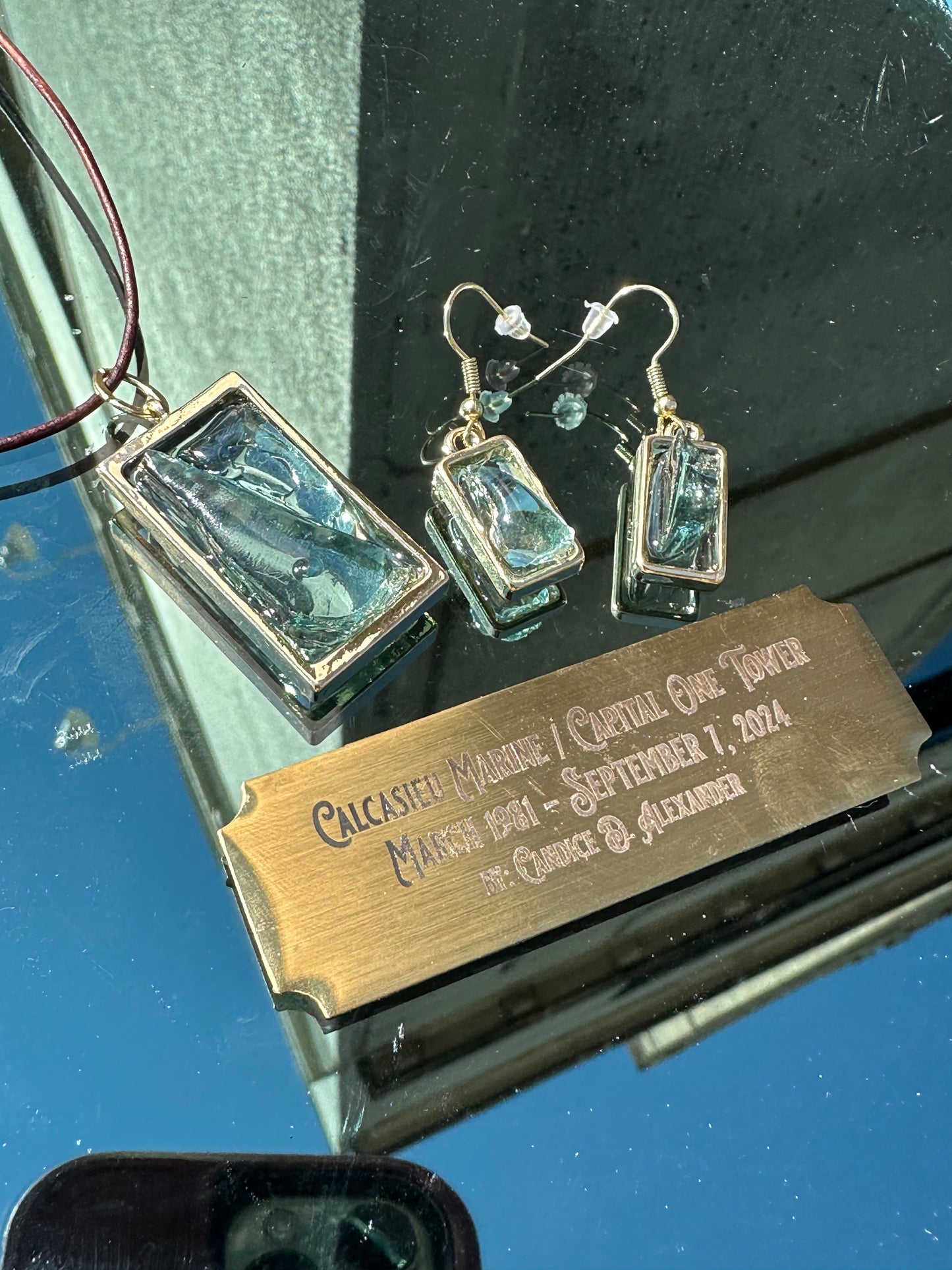 Tower Glass Jewelry Sets