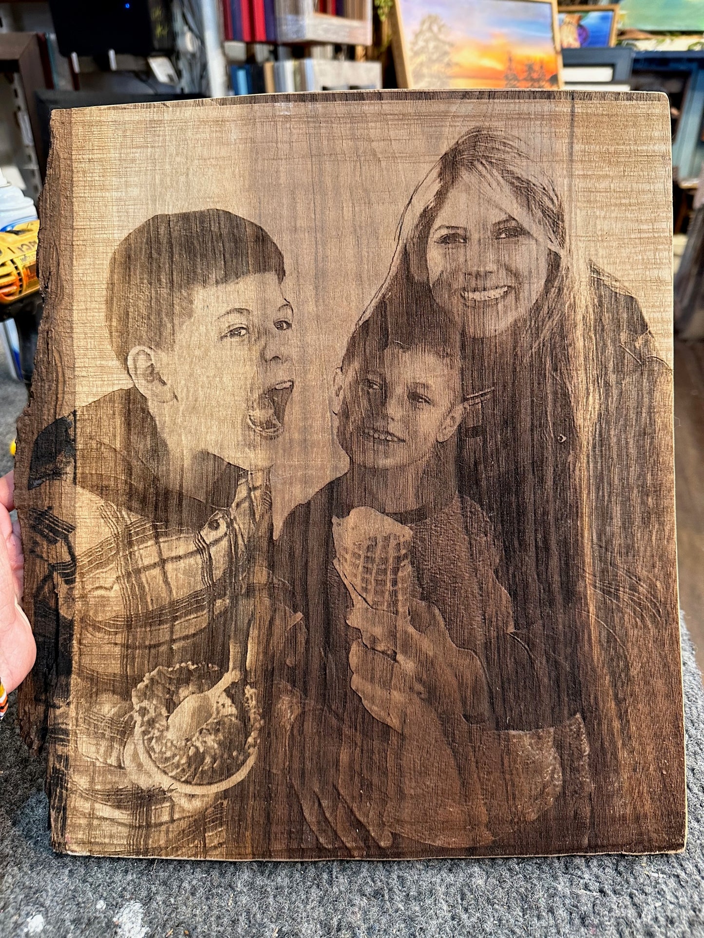 Engraved Wood Portraits