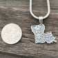 Pat-N-da Pot - Sterling Silver - Limited Edition - Signed Louisiana Pendant