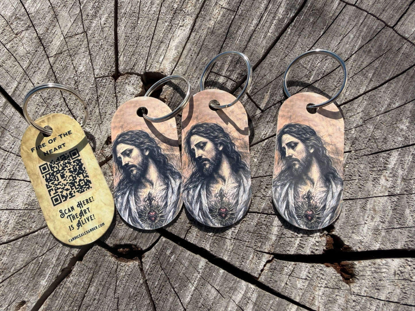 Fire of the Heart Keychains