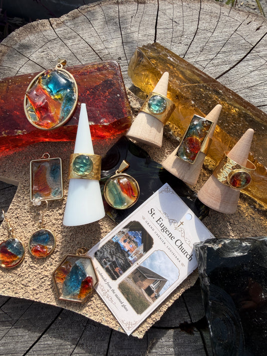 St. Eugene Church Stained Glass Earrings