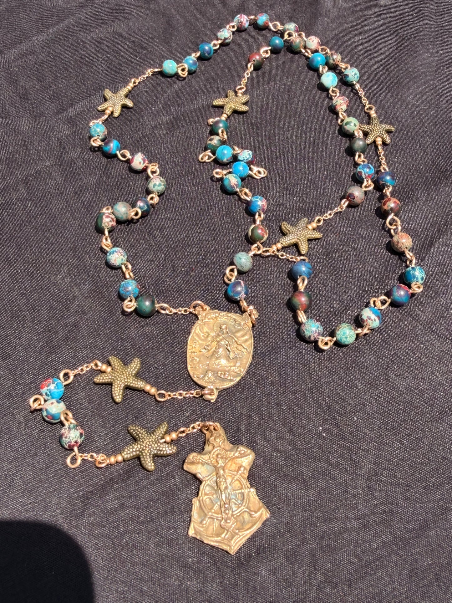 Stella Maris, Star of the Sea Bronze Rosary Package