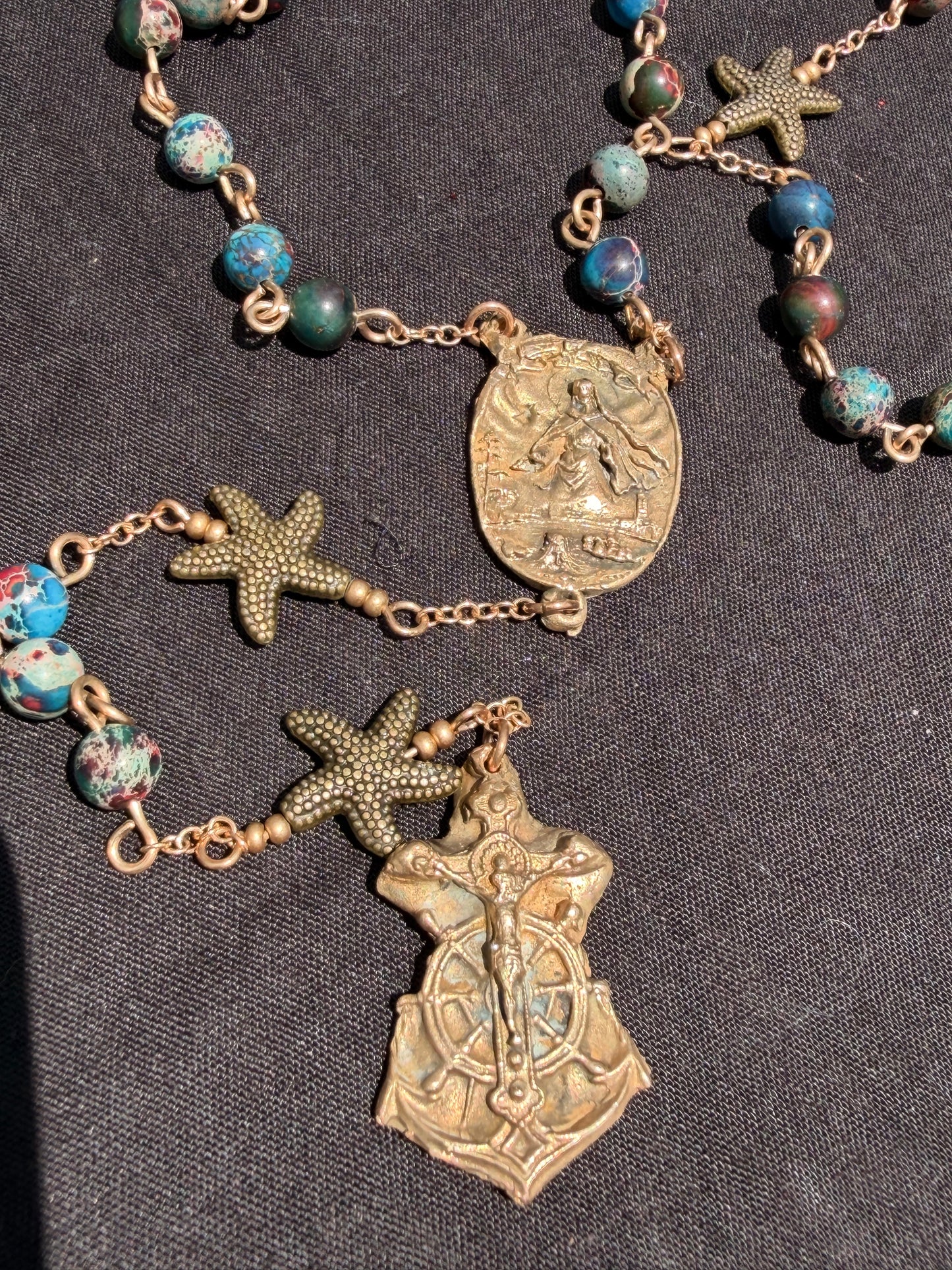 Stella Maris, Star of the Sea Bronze Rosary Package