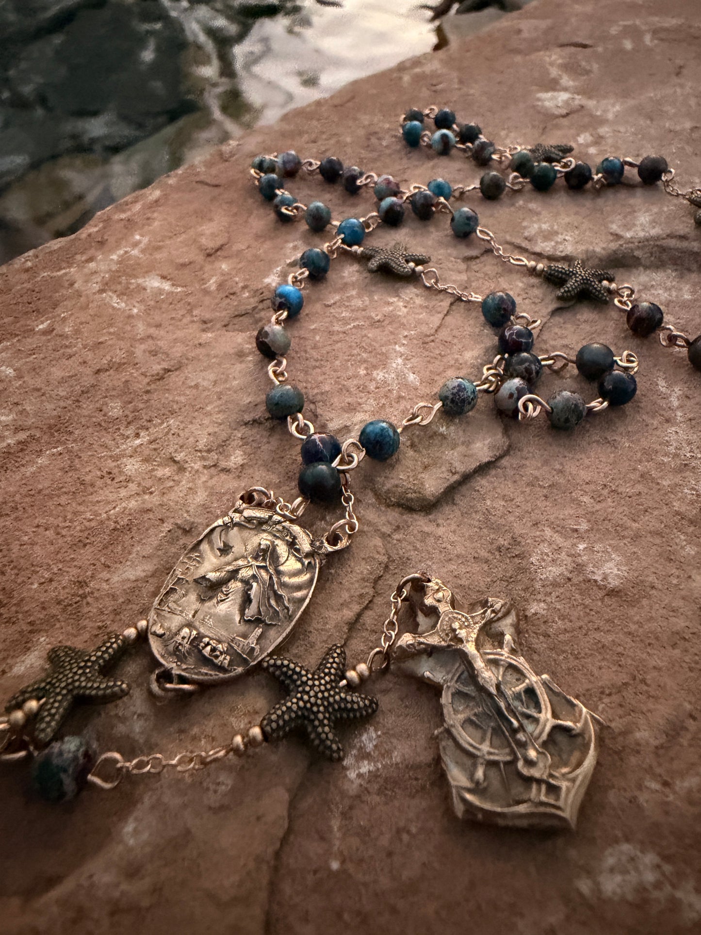 Stella Maris, Star of the Sea Bronze Rosary Package