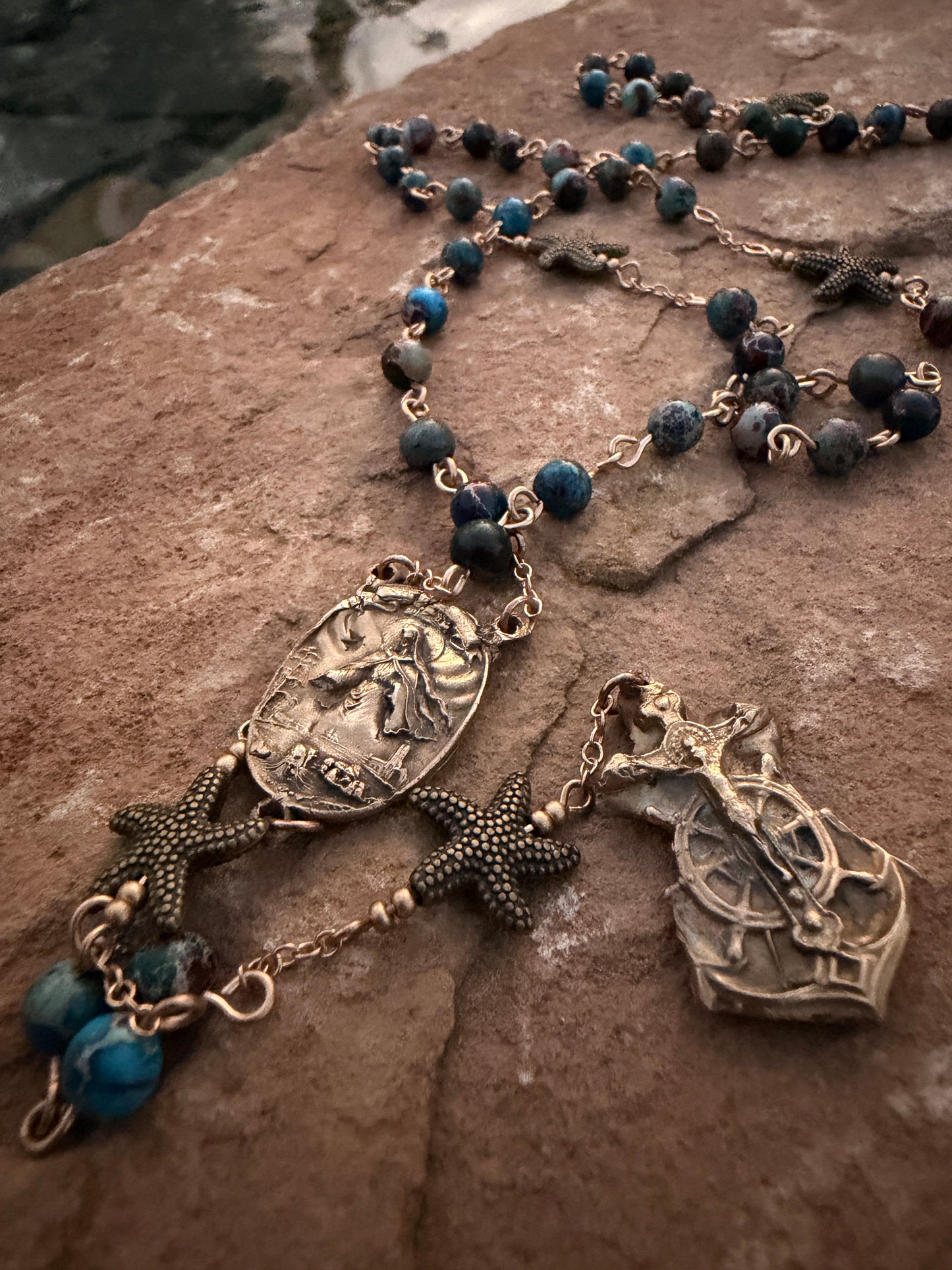 Stella Maris, Star of the Sea Bronze Rosary Package
