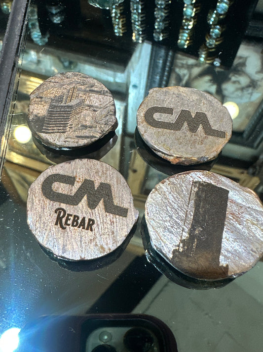 Tower Original Engraved Rebar Medallions