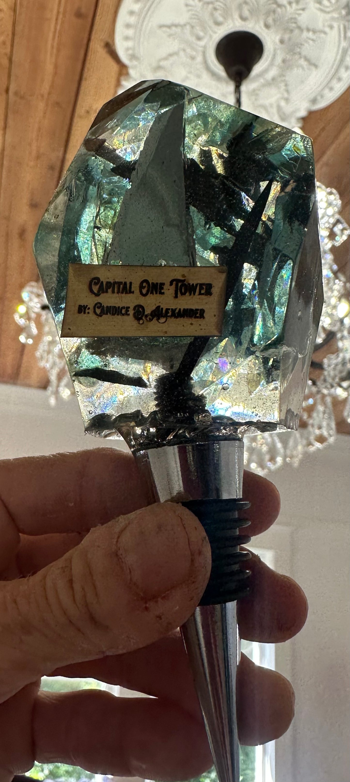 CM / Capital One Tower Wine Bottle Stopper