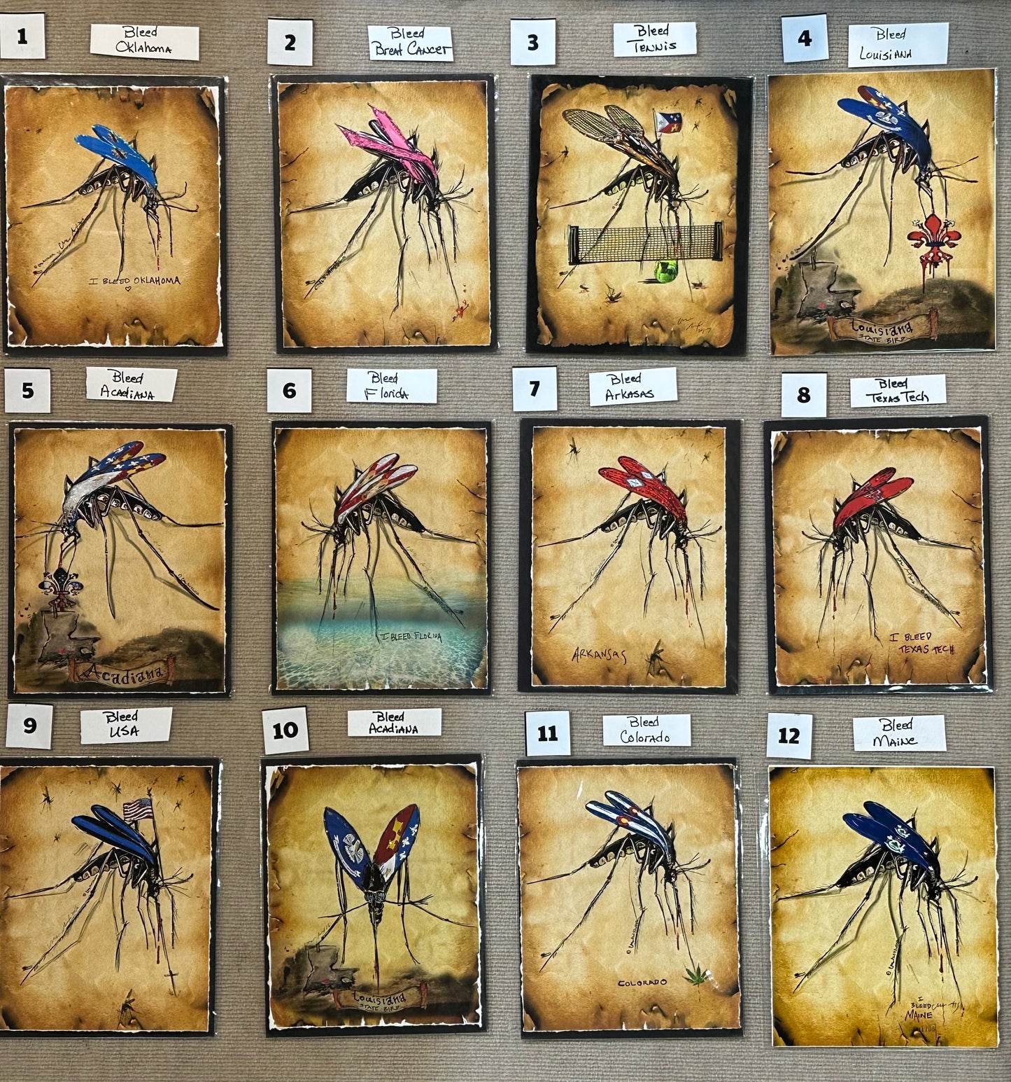 Bleed Mosquito Art Collection