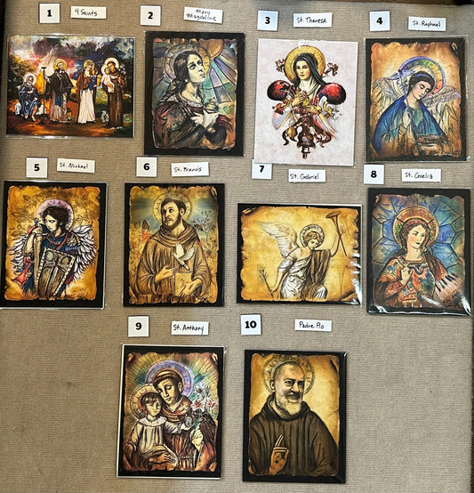 Fleur de Lis Religious Art/Saints Collection