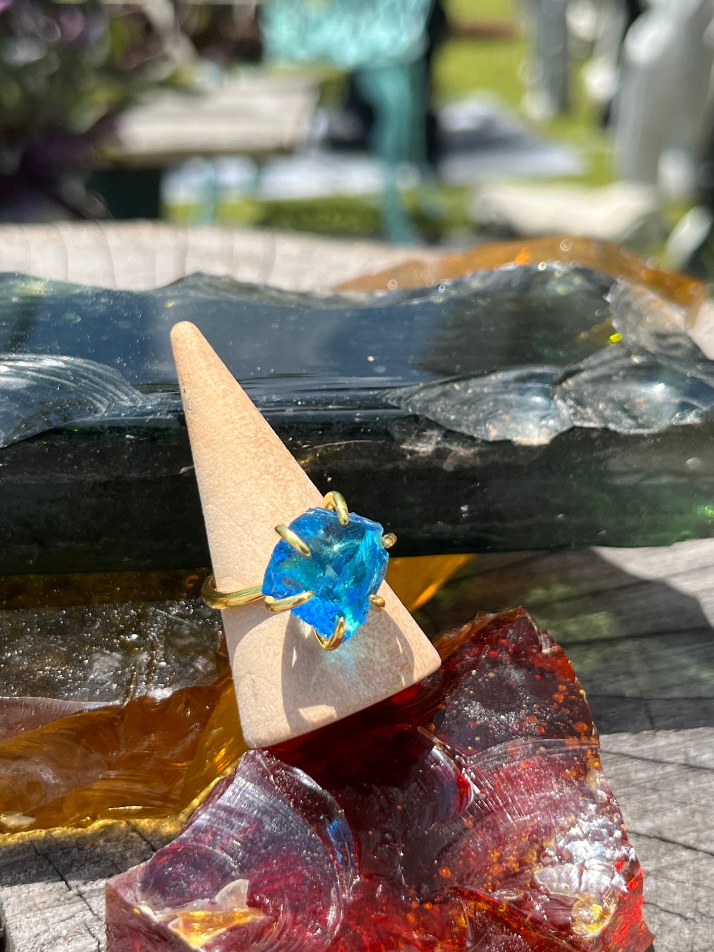 St. Eugene Church Stained Glass Rings