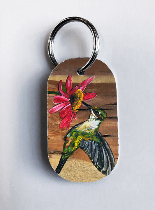 Hummingbird on Wood