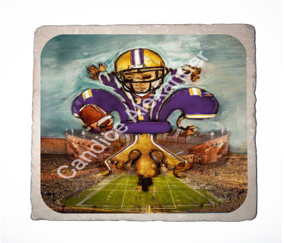 Purple & Gold Football