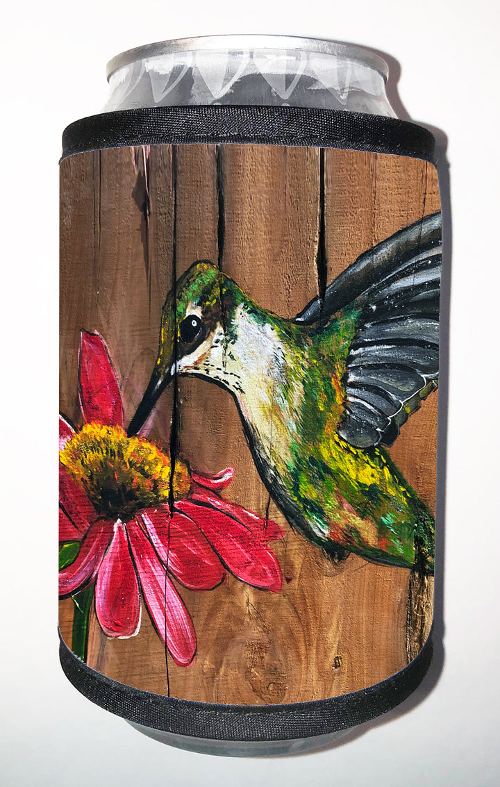 Hummingbird on Wood