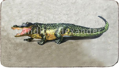Alligator Art Designed by Candice Alexander, Fleur de Lis & Louisiana Artist