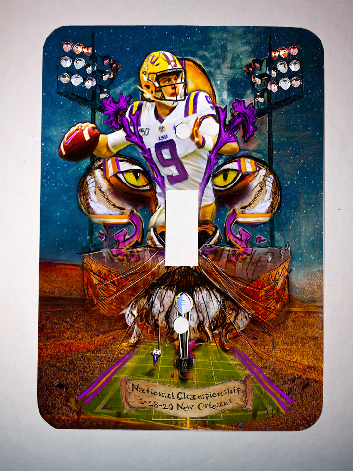 : Signed by Joe Burrow Canvas Art Poster And Wall Art