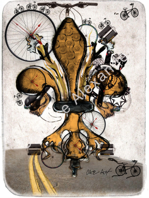 Bicycle Fleur De Lis Candice Alexander