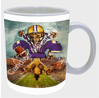 Purple & Gold Football